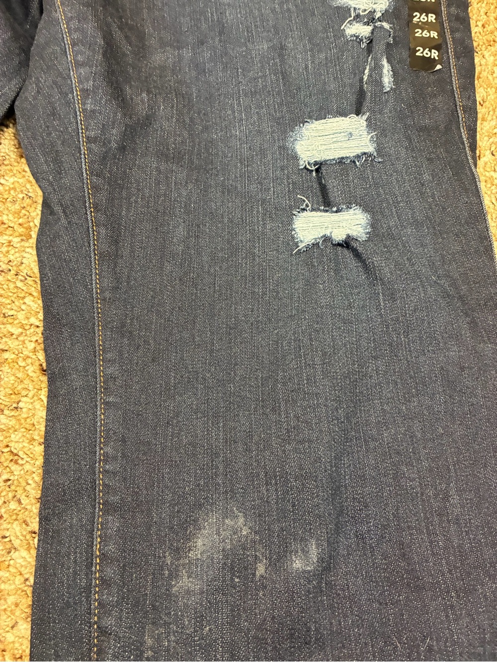 NWTs Torrid Premium Distressed Dark Wash Bombshell Skinny Jeans - Picture 3 of 13